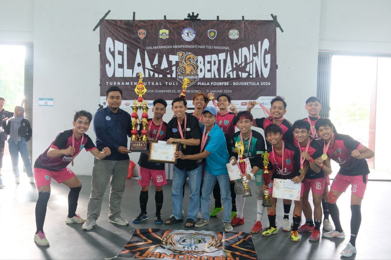 Turnamen Futsal Tuli FOURFEO BOJGRETULA Perkuat Inklusi Olahraga