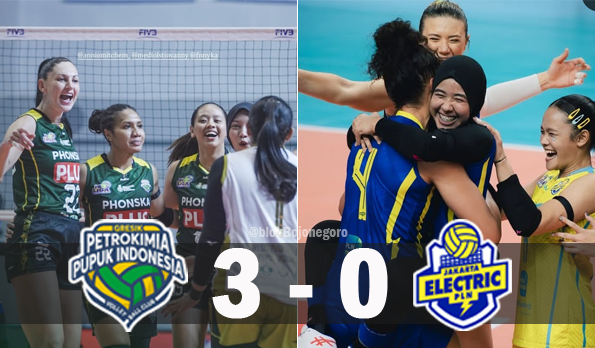 Hasil Proliga 2026 Hari Ini: Gresik Phonska Plus...