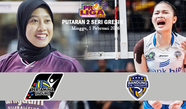 Proliga 2026 Putri: Pertamina Enduro Vs BJB Tandamata,...