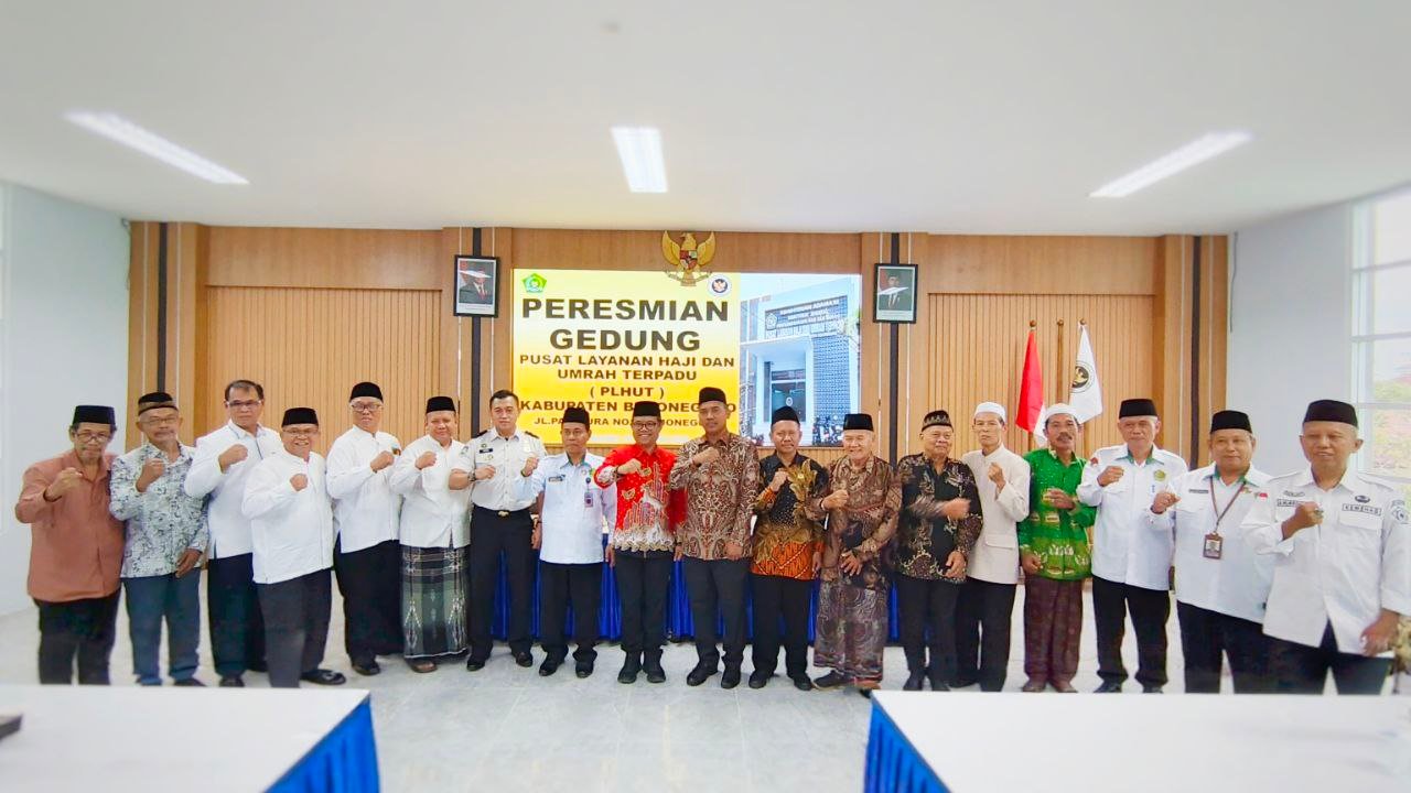 Kakanwil Kemenag Jatim Resmikan Gedung PLHUT Bojonegoro