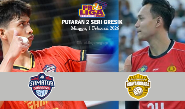 Proliga 2026 Putra: Surabaya Samator Vs Bhayangkara Presisi,...