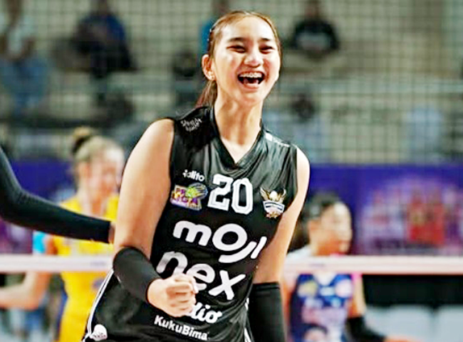 Setter Cantik Falcons, Janitra Ascarya Siap Curi Perhantian...