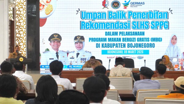 Pemkab Bojonegoro Pastikan SPPG Kantongi SLHS, Beri Layanan...