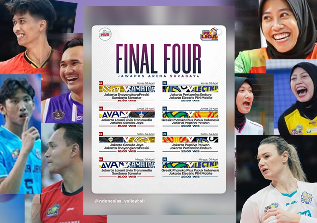 Jadwal Final Four Proliga 2026 di Surabaya, Jawa...