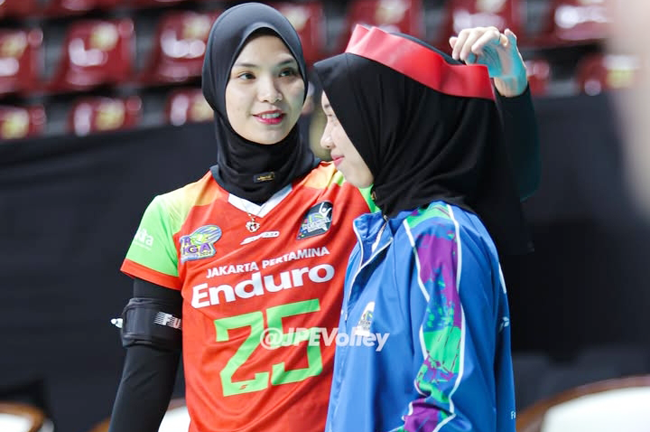 Aksi Nomor 25 Jakarta Pertamina Enduro, Shindy Sasgia...