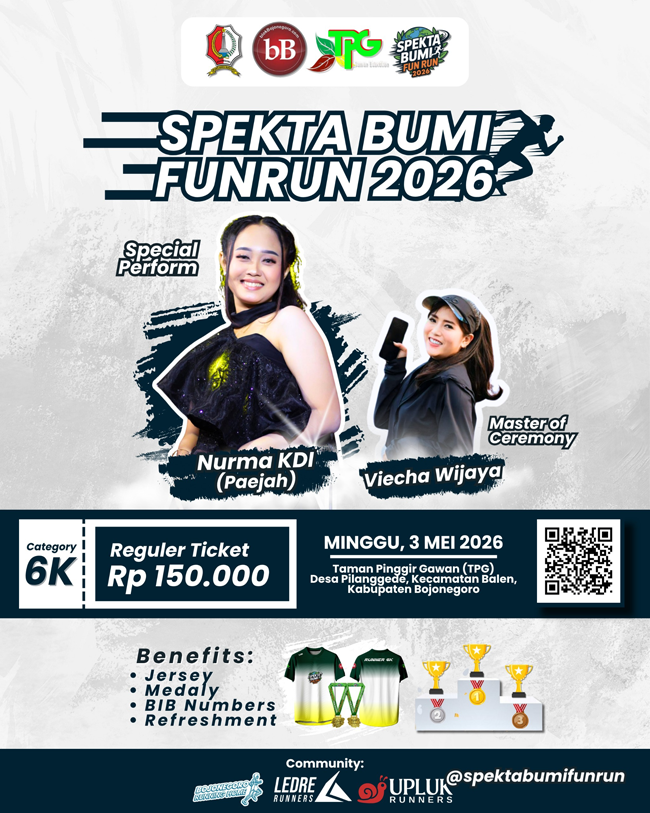 Nurma KDI Jadi Bintang Tamu di Spekta Bumi FunRun 2026