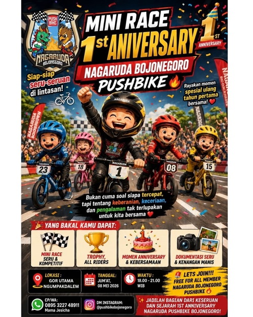 Ramaikan Mini Race di Spesial Ultah 1 Tahun...