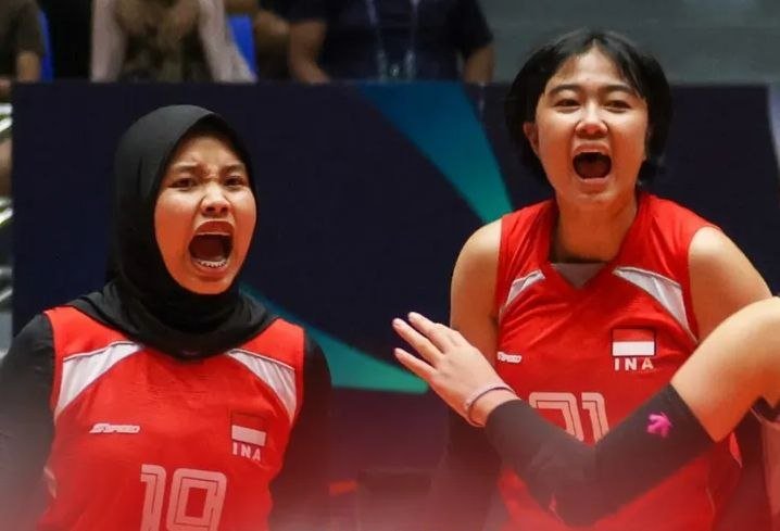 Dahsyat..! Timnas Voli Putri Indonesia Hajar Hong Kong...