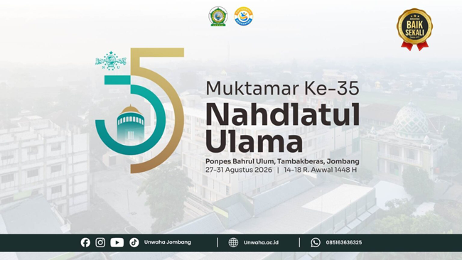 UNWAHA Siap Sukseskan Muktamar NU ke-35 di Ponpes...