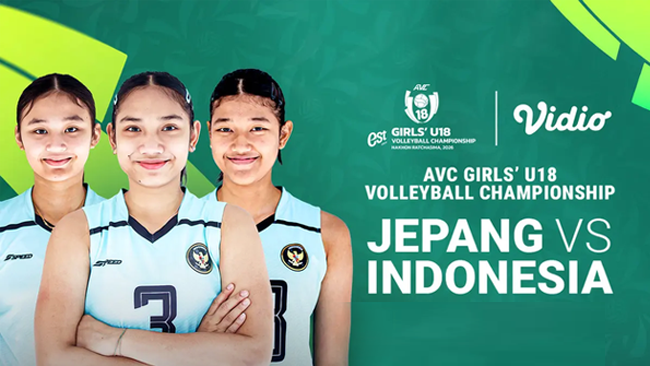 Live Pertandingan Timnas Voli Putri Indonesia U-18 di...