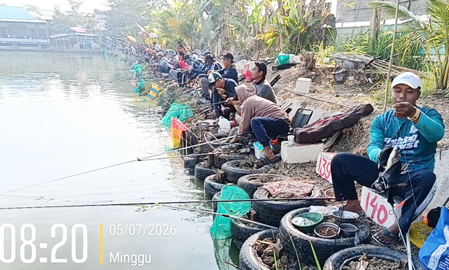 140 Angler Jawa Timur Meriahkan Mabar 1 Ton...