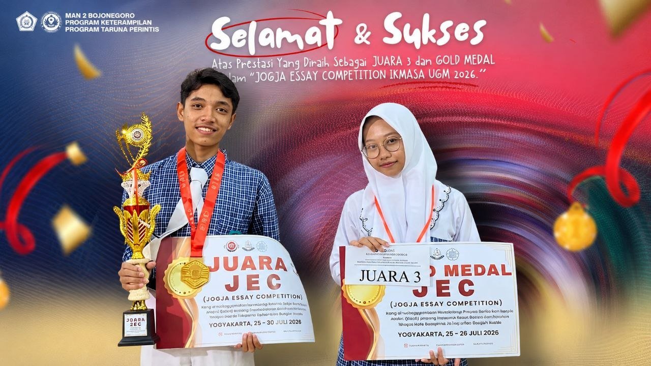 Terinspirasi Sampah Bengawan Solo, Dua Siswa MAN 2...