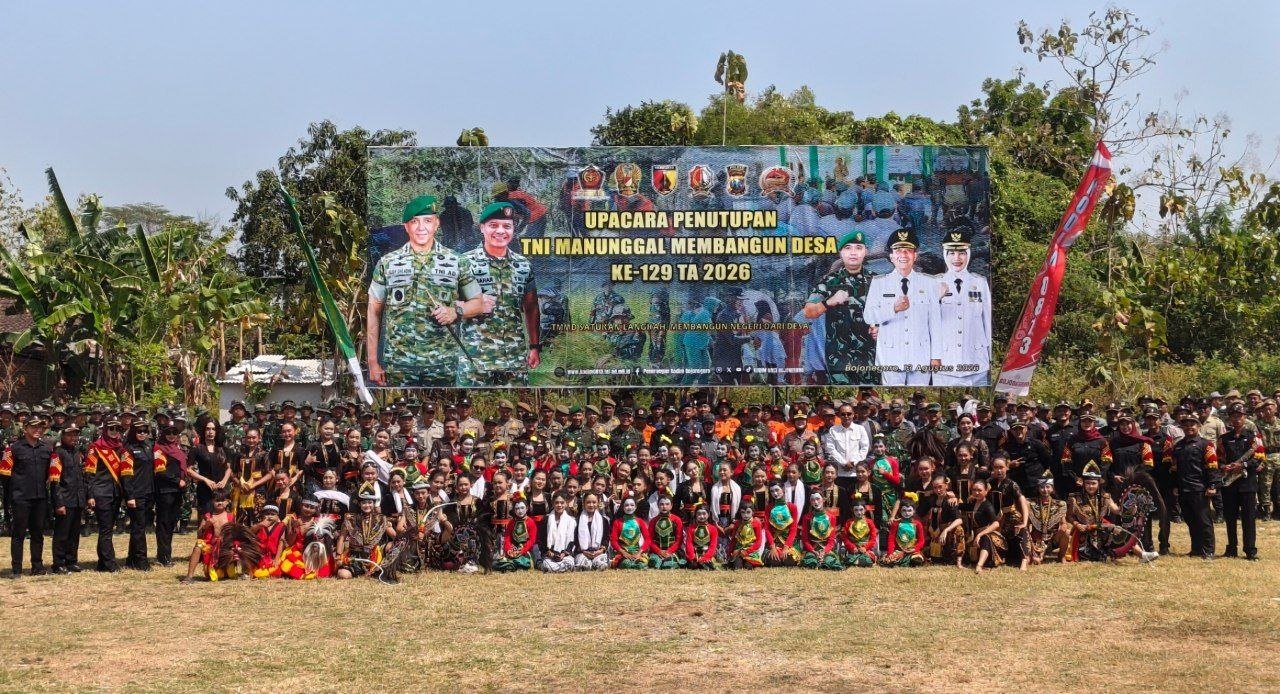 TMMD ke-129 Bojonegoro Ditutup, Desa Kesongo Tinggalkan Warisan...