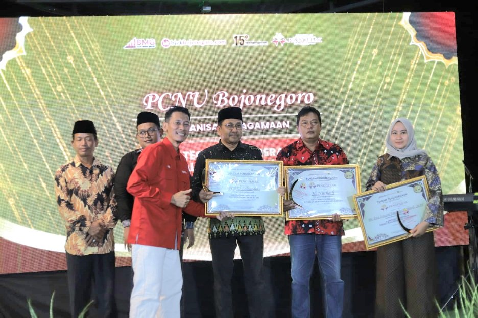 PCNU Bojonegoro Raih Anugerah Penggerak 2026 dari blokBojonegoro.com