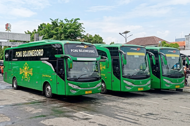 PCNU Bojonegoro Berangkatkan 4 Rombongan Besar ke Muktamar...