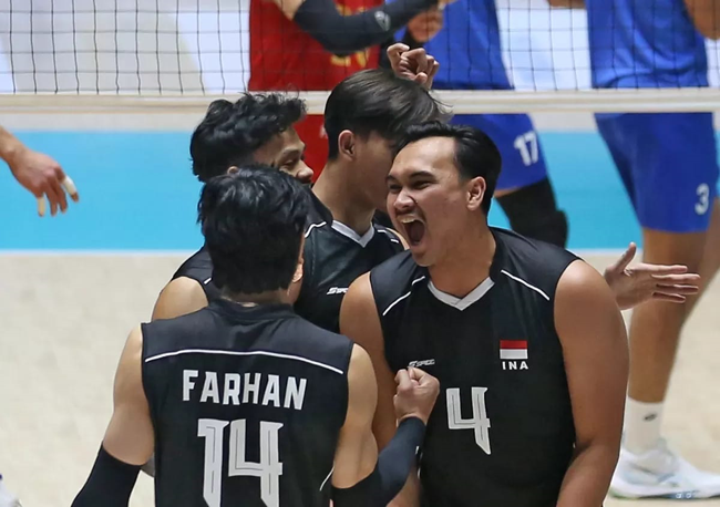 Babak Pertama: Timnas Voli Putra Indonesia Hajar Kamboja...