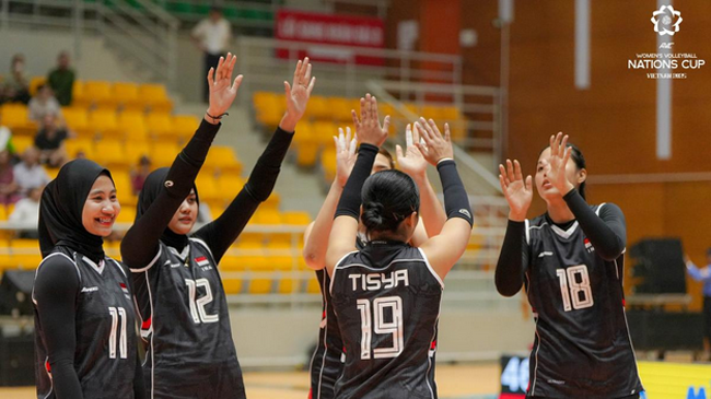 Set Kedua: Timnas Voli Putri Indonesia unggul 2-0...