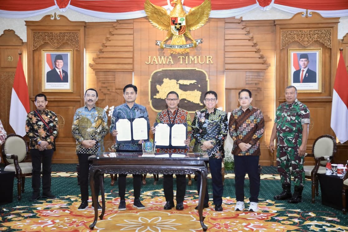 Hadiri Kesepakatan Bersama Pemprov Jatim dengan IPDN, Pj Bupati: Upaya memperkuat kualitas pendidikan di Bojonegoro.