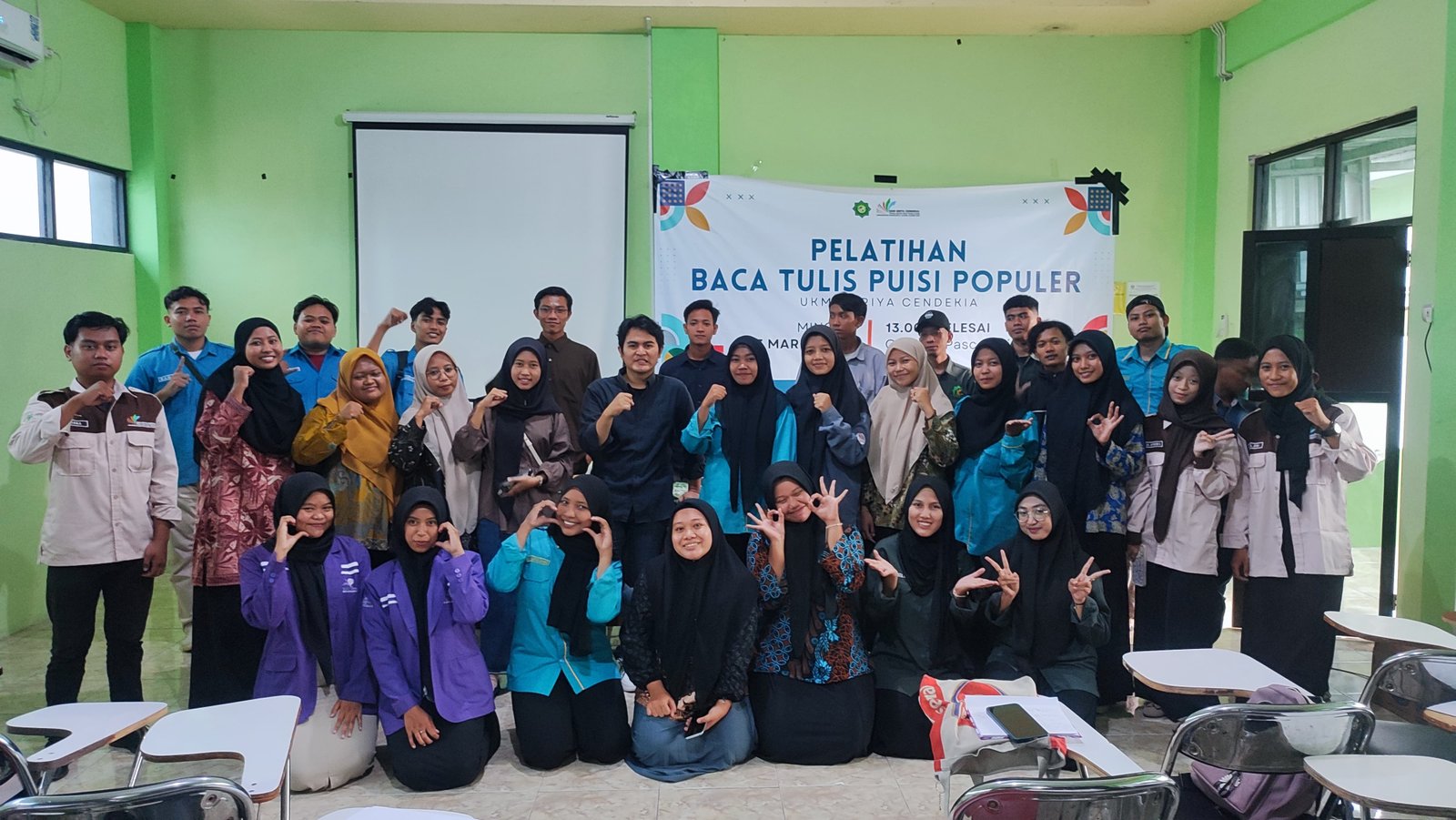 Pelatihan Cipta dan Baca Puisi UKMP Griya Cendekia, Menulis dengan Jiwa Membaca dengan Nyawa