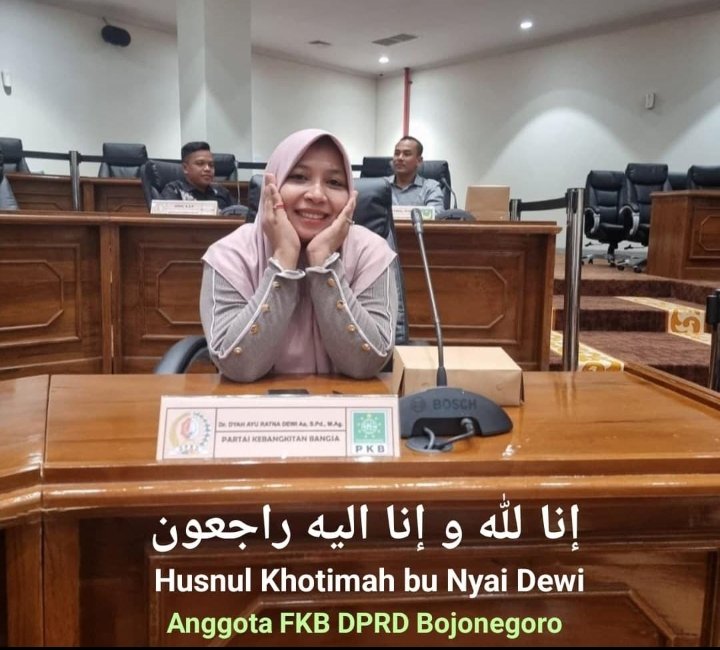 Kabar Duka, Bu Nyai Dewi, Anggota Dewan Perempuan FPKB Bojonegoro Wafat