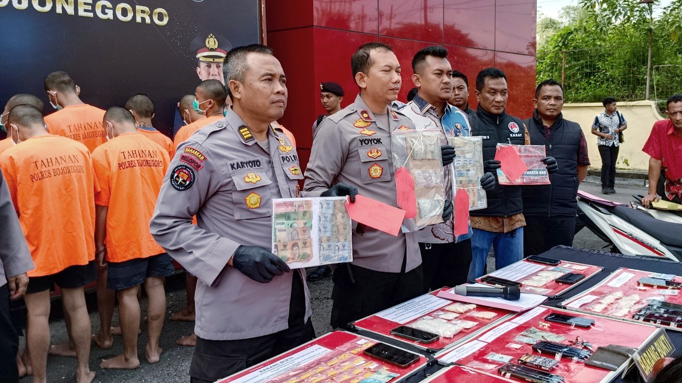 6 Pelaku Premanisme Dibekuk Polres Bojonegoro: Bukan Ormas