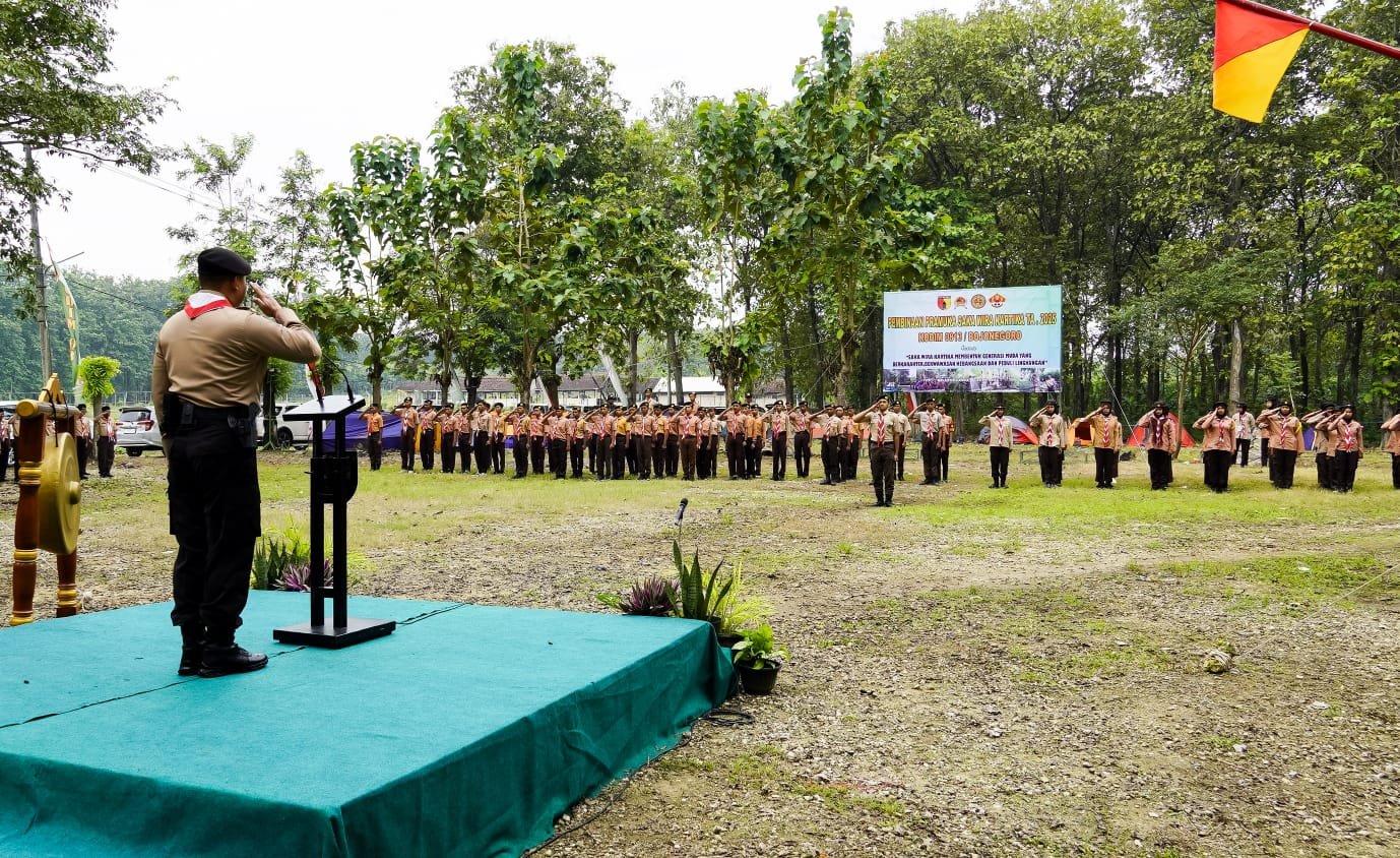 Saka Wira Kartika 2025, Dandim Tanamkan Jiwa Nasionalisme di Bumi Perkemahan