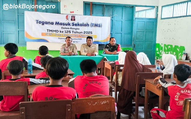 Satgas TNI Bersama PMI dan Tagana Sosialisasikan Sekolah Siaga Bencana