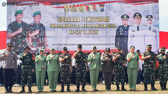 Jalan dan Harapan Baru, TMMD ke-125 di Desa Soko-Temayang Resmi Ditutup