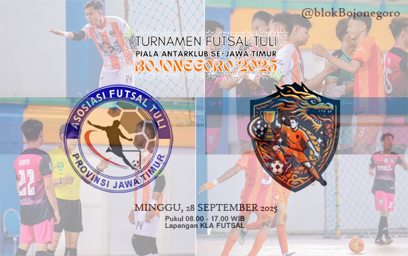 10 Tim se Jatim Ikuti Turnamen Futsal Tuli di Bojonegoro