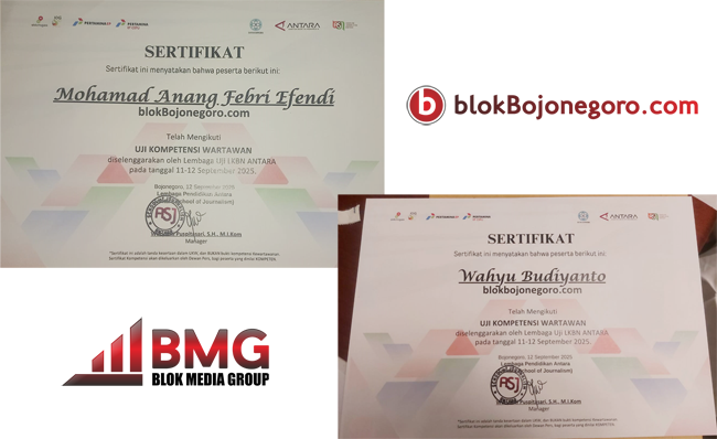 Reporter dan Fotografer blokBojonegoro Tuntas Ikuti UKW