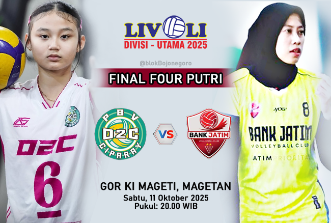 PREVIEW: Rajawali O2C Ciparay Vs Bank Jatim, Sama-Sama Berbeda