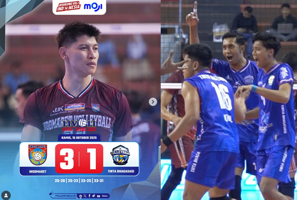 Indomaret Menang 3-1, Tirta Bhagasasi Gagal ke Final