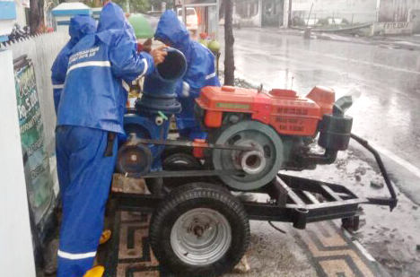 Siapkan Pompa untuk Sedot Genangan Air di Kota Bojonegoro