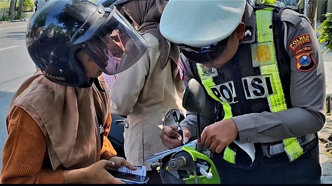 Satlantas Polres Bojonegoro Catat 6.518 Pelanggaran Lalu Lintas, Didominasi Roda Dua