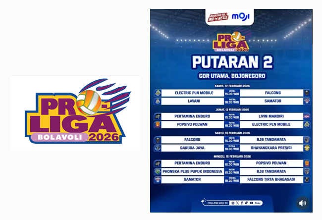 Catat Tanggalnya! Proliga 2026 mulai 12-15 Februari di GOR Utama Bojonegoro