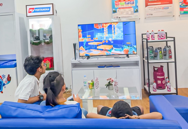 Anak-anak Santai di Serambi MyPertamina
