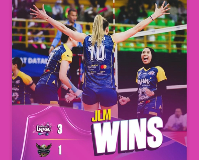 Hasil Proliga 2026 Hari Ini: Pecah Telur, Yolla Yuliana dan Livin Mandiri Menang 3-1 atas Medan Falcons