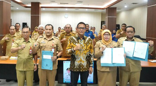 Satpol PP dan 19 OPD Pemkab Bojonegoro Tandatangani Komitmen Sinergitas