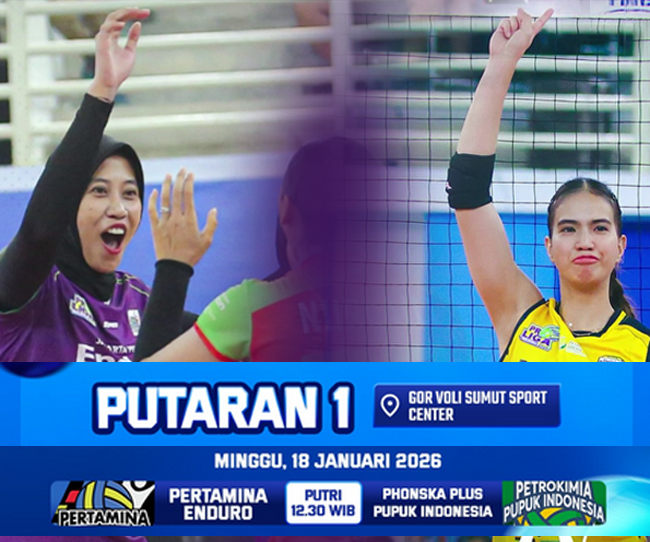 Megatron dengan Pertamina Enduro Vs Gresik Phonska Plus: Dua Tim yang Belum Kalah, Siap Bertarung