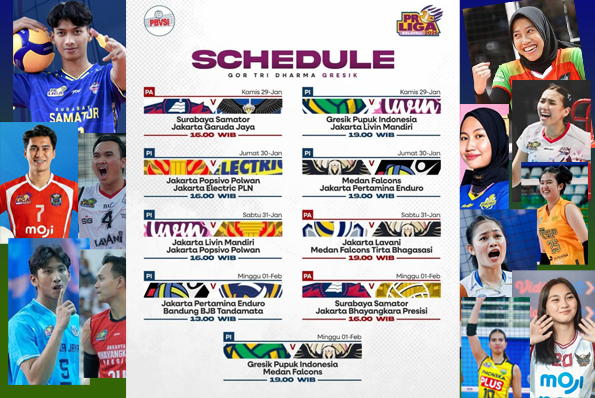 Jadwal Lengkap Proliga 2026 Seri Gresik, Mulai Kamis...