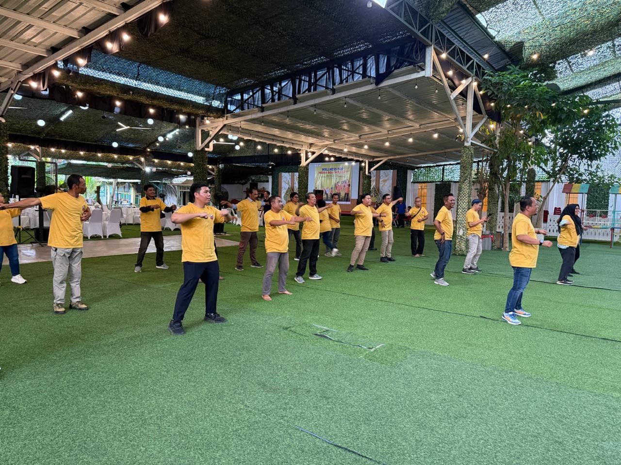 Pererat Silaturahmi & Kebersamaan dengan Jurnalis , PEPC Zona 12 Gelar Olahraga Bersama