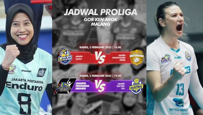 Jadwal Proliga: Nanti Malam, Adu Garang Megatron dan Nerima Ozsoy