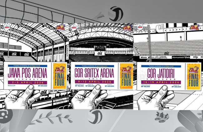Tiket Final Four Proliga 2026 di GOR Sritex...