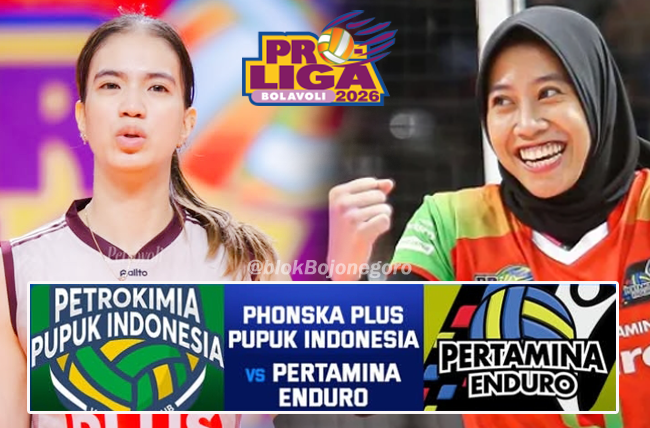 Gresik Phonska Plus Vs Pertamina Enduro: Apakah Megatron dan Bu Jenderal Bisa Kalahkan Sasha-Mitchem?