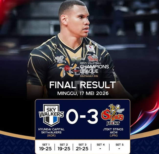 JTEKT Stings AICHI Juara 3 AVC Men's Champions...