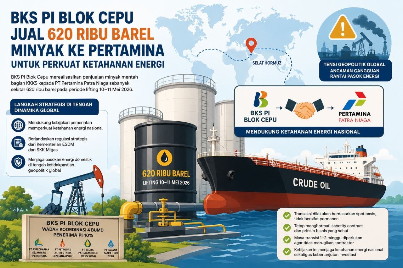 Perkuat Energi Nasional, BKS PI Blok Cepu Pasok...