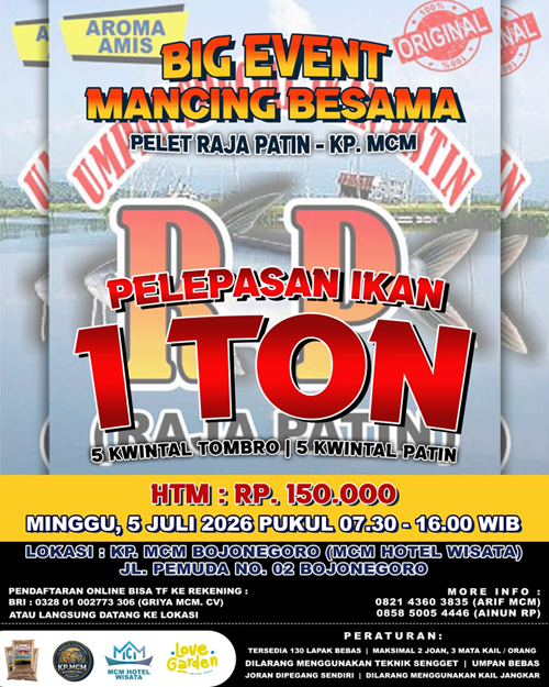 Angler Jawa Timur Siap Mabar 1 Ton Ikan...