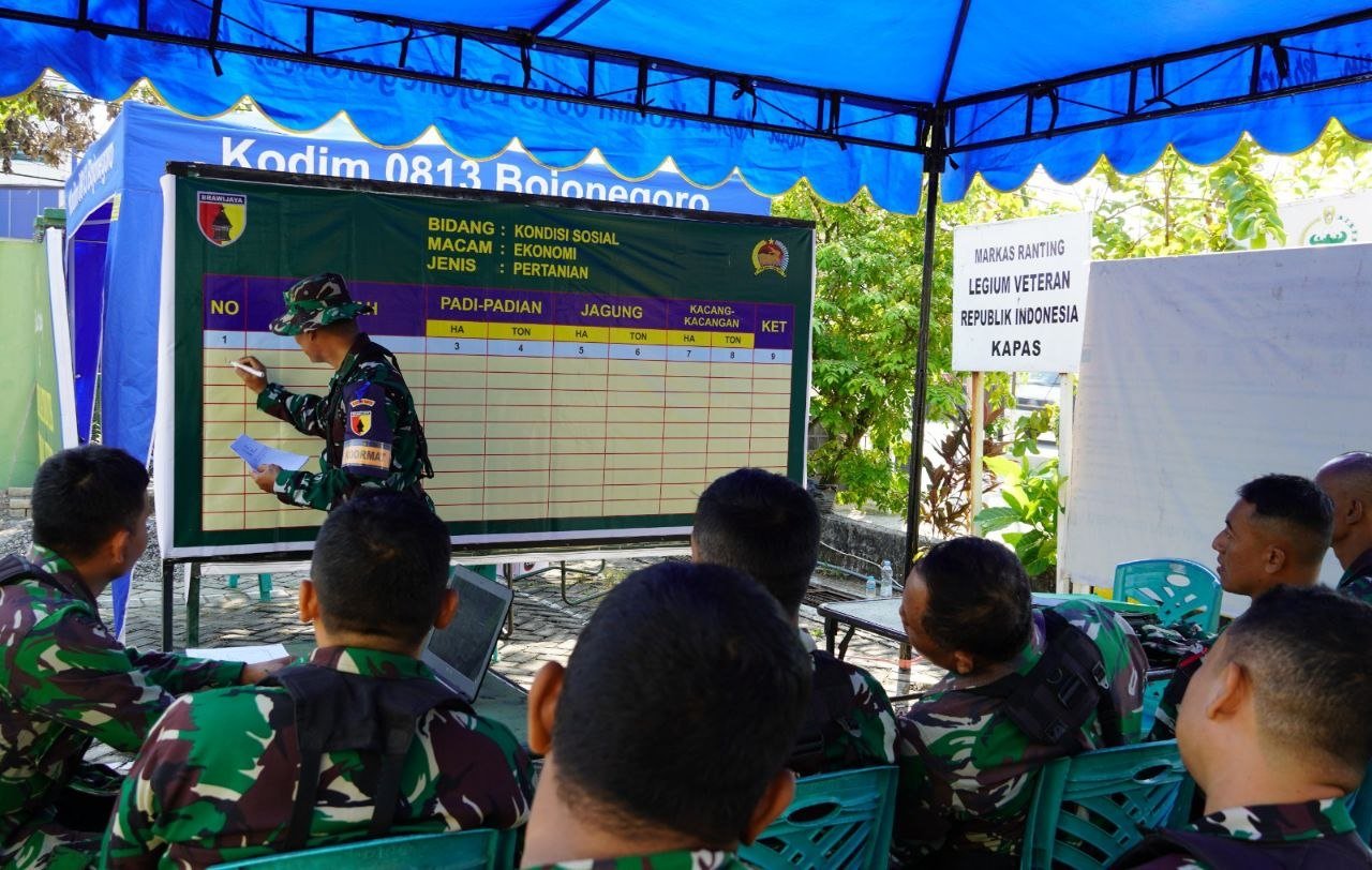 Latnister Ketahanan Pangan Terpadu Digelar, Kodim Bojonegoro Asah...