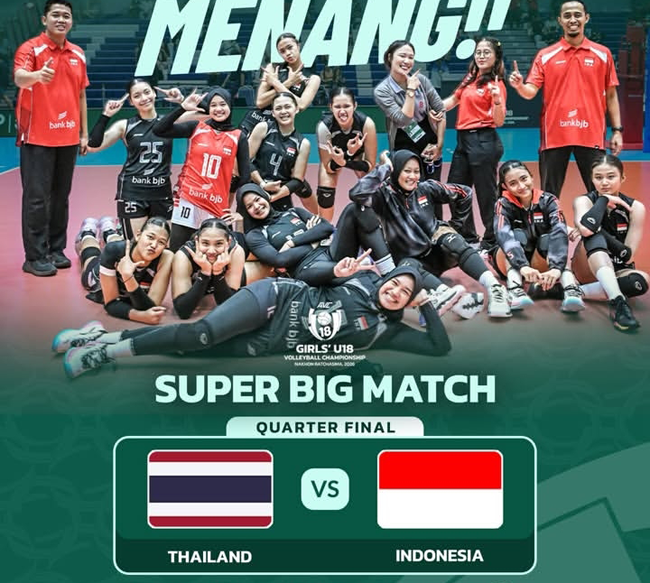 Jadwal Hari Ini: Timnas Putri Indonesia Vs Thailand...
