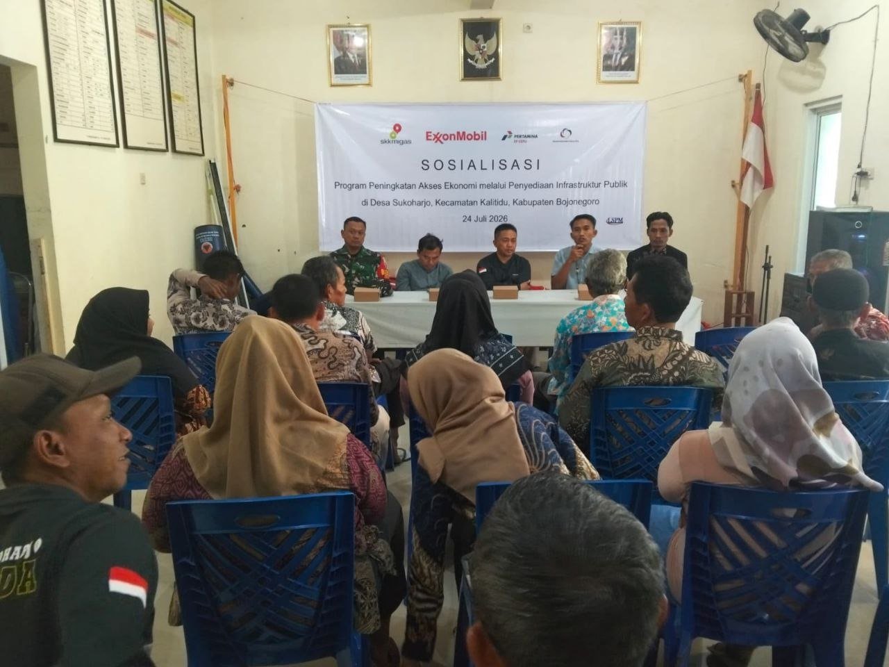 Warga Leran dan Sukoharjo Gotong Royong Bangun Infrastruktur...